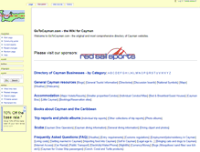 Tablet Screenshot of gotocayman.com